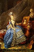 Jean-Baptiste Greuze Therese de Savoie painting
